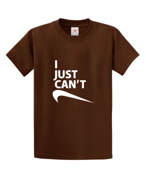 I Just Can't with Yes Tick Mark Unisex Kids and Adults Pullover Hooded Sweatshirt